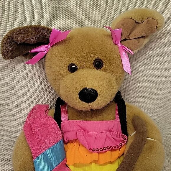 3 Build a Bear Plush, Promise Pets black puppy, Kitty, Brown Puppy - Picture 13 of 14